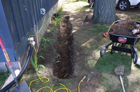 using a rental mini excavator dig french drain trench|Installing a French Drain using a Mini Excavator .